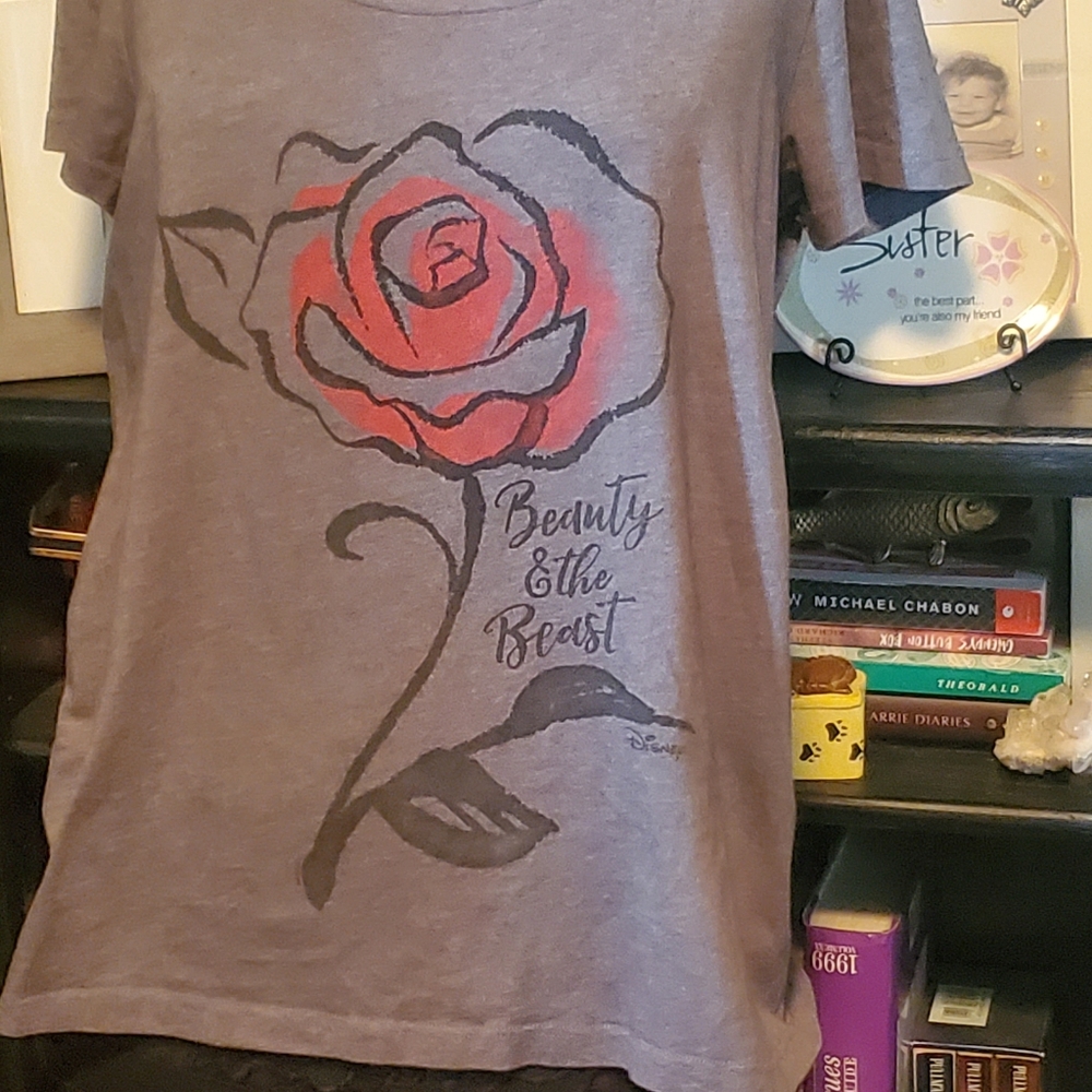 Torrid / Disney Beauty and the beast tee XL and no name rose leggings